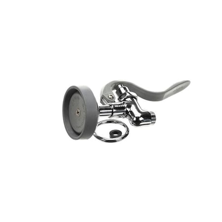 T&S Brass Spray Valve, Gray Rubber Bumper, Doe Spray Face B-0107